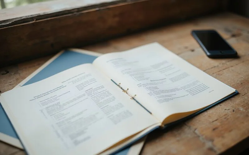 Date-of-death appraisal report beside estate documents
