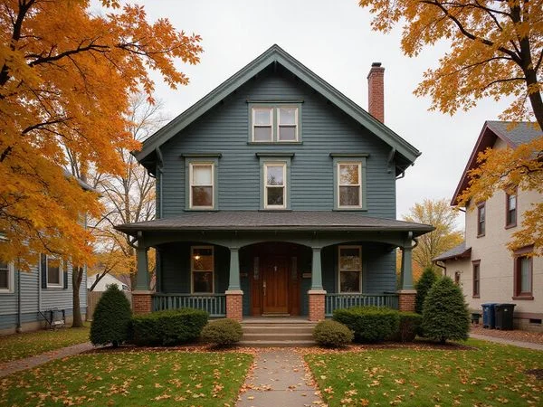 Older St. Paul house with a front porch
